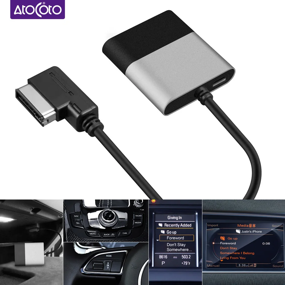 Bluetooth 5.0 aptX-HD Car Adapter for Audi MMI 3G AMI Music Interface Symphony Concert for Mercedes Media for VW MDI Connector - 34 Bluetooth 5.0 aptX-HD Car Adapter for Audi MMI 3G AMI Music Interface Symphony Concert for Mercedes Media for VW MDI Connector - 34