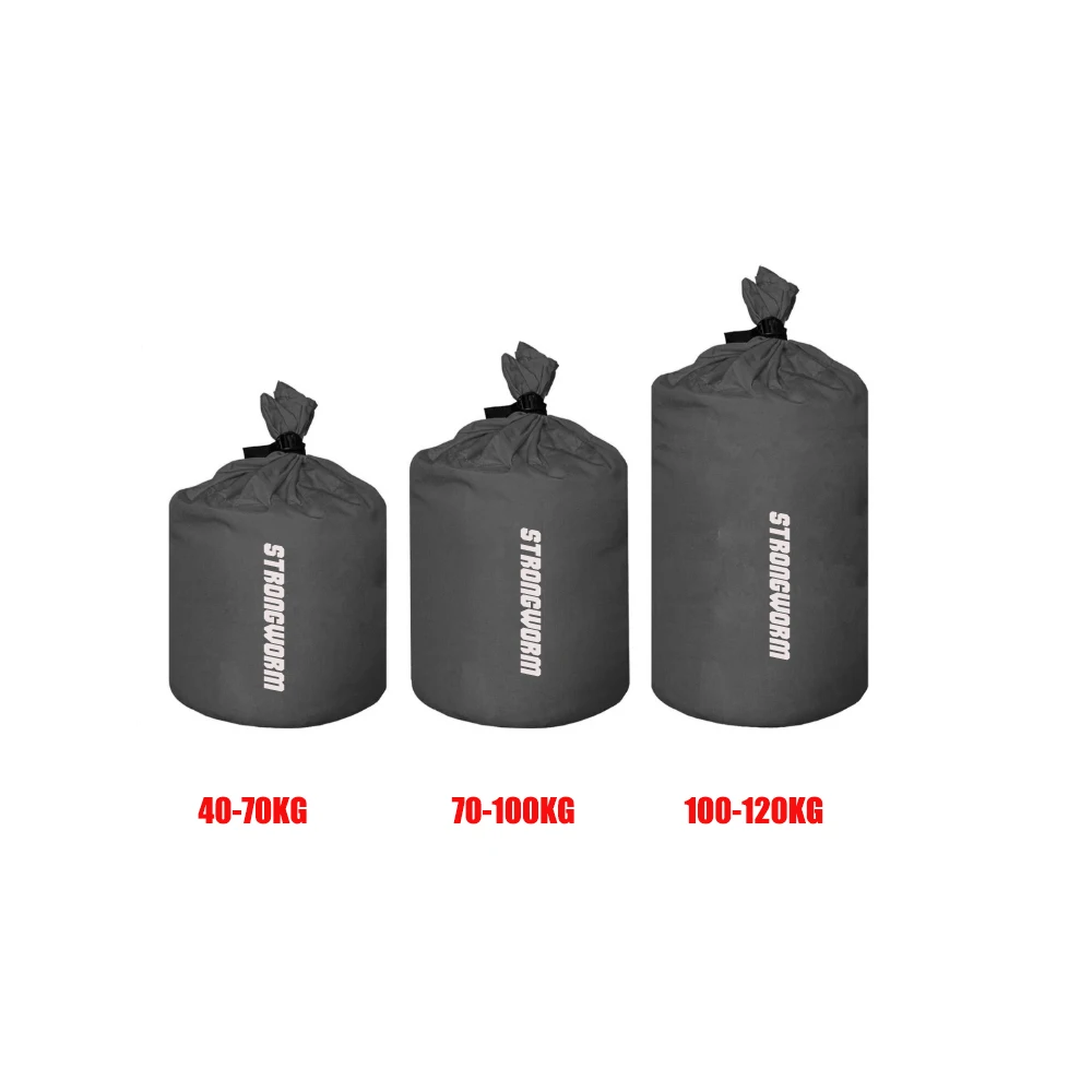 Strongworm-Bolsa de arena resistente para entrenamiento, saco de arena para levantamiento de pesas, Fitness