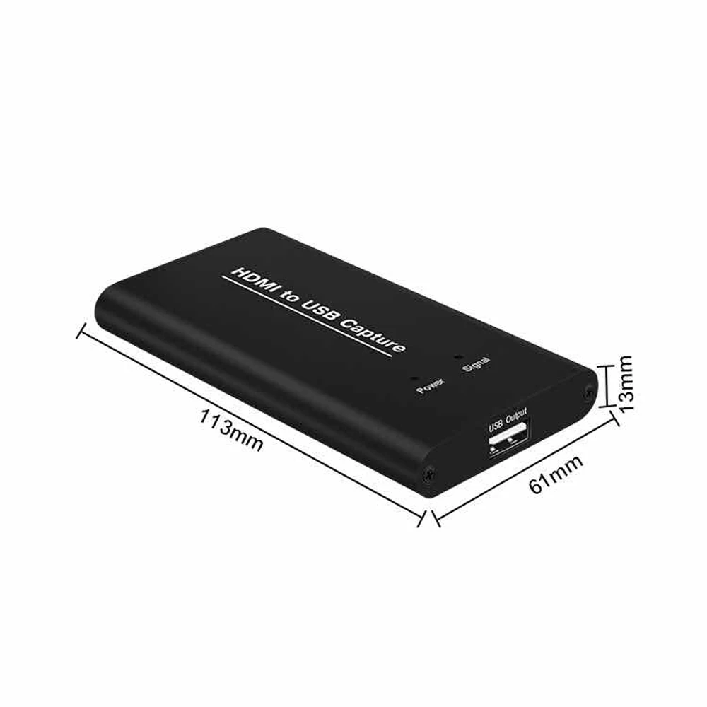 Karta przechwytywania wideo USB2.0 UVC karta przechwytywania gry przechwytywanie HDMI 4K 1080P nagrywanie przekaz na ลผywo dla kamery PC PS3 PS4 TV