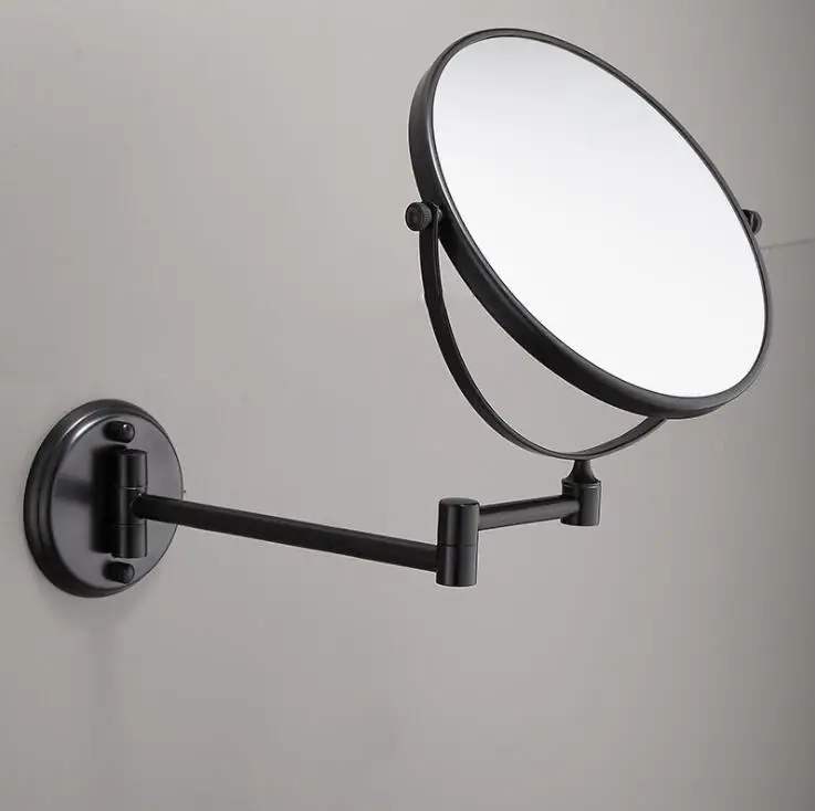 Imagem -06 - Double-sided Folding Telescopic Makeup Mirror Wall Hanging Beauty Mirror Hotel e Banheiro 3x Ampliação