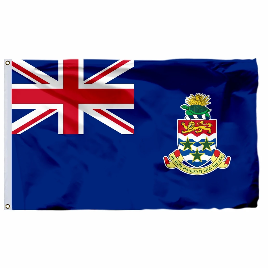 Cayman Islands Flag 3x5FT Empire Flag History 4X6FT State Activity Parade Festival 90X150CM Home Decoration