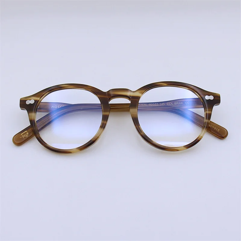 TOP Grade Quality Japanese Retro Anti Blue Round Glasses MILTZEN Myopia Men Frame and Women Eyeglasses Prescription Eyewear