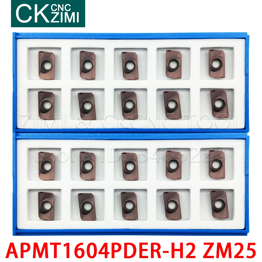 APMT1604PDER-H2 R0.8 Carbide Dạng Xay Dạng Indexable Lưỡi Dao CNC Ăn Xay Toos APMT 1604 PDER Cho Thép Không Gỉ