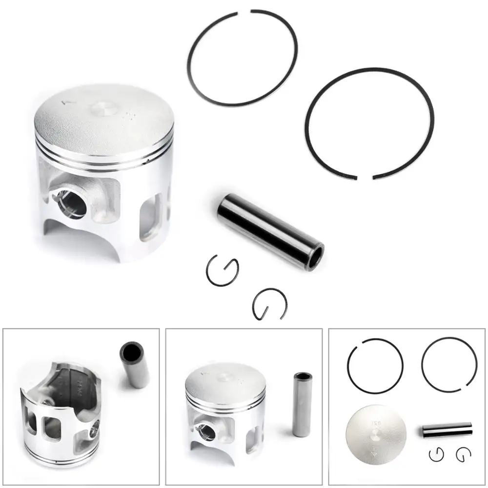 Artudatech Bore Size STD 66mm Piston Kit For Yamaha DT200R 1995-1996 +0.25 +0.50 +0.75 +1.00  3ET-11631-02-95 Motorcycle Parts