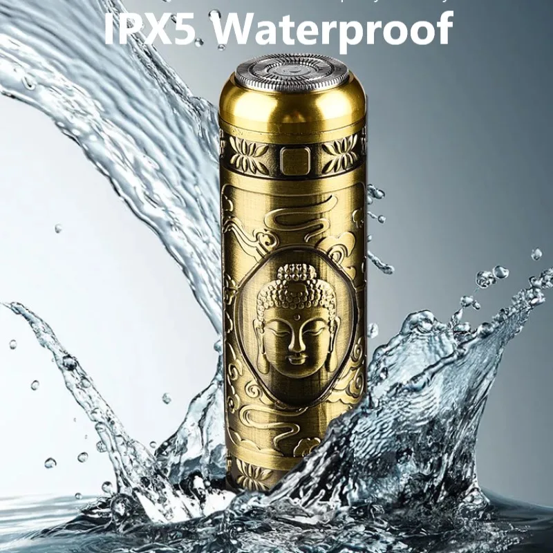 Mini Barber Electric Shaver Home Travel Portable Men Beard Shaving Razor USB Rechargeable Hair Remover With Box