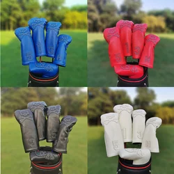 Four-color skull #1 #3 #5 UT Golf club head fairway putter wood protection sleeve quality is very good