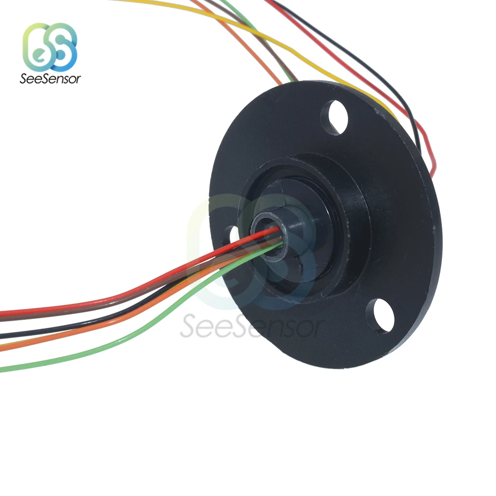 AC 220V 250Rpm Electric Slip Ring 22mm 6 Channel 2A Slip Ring Rotary Joint