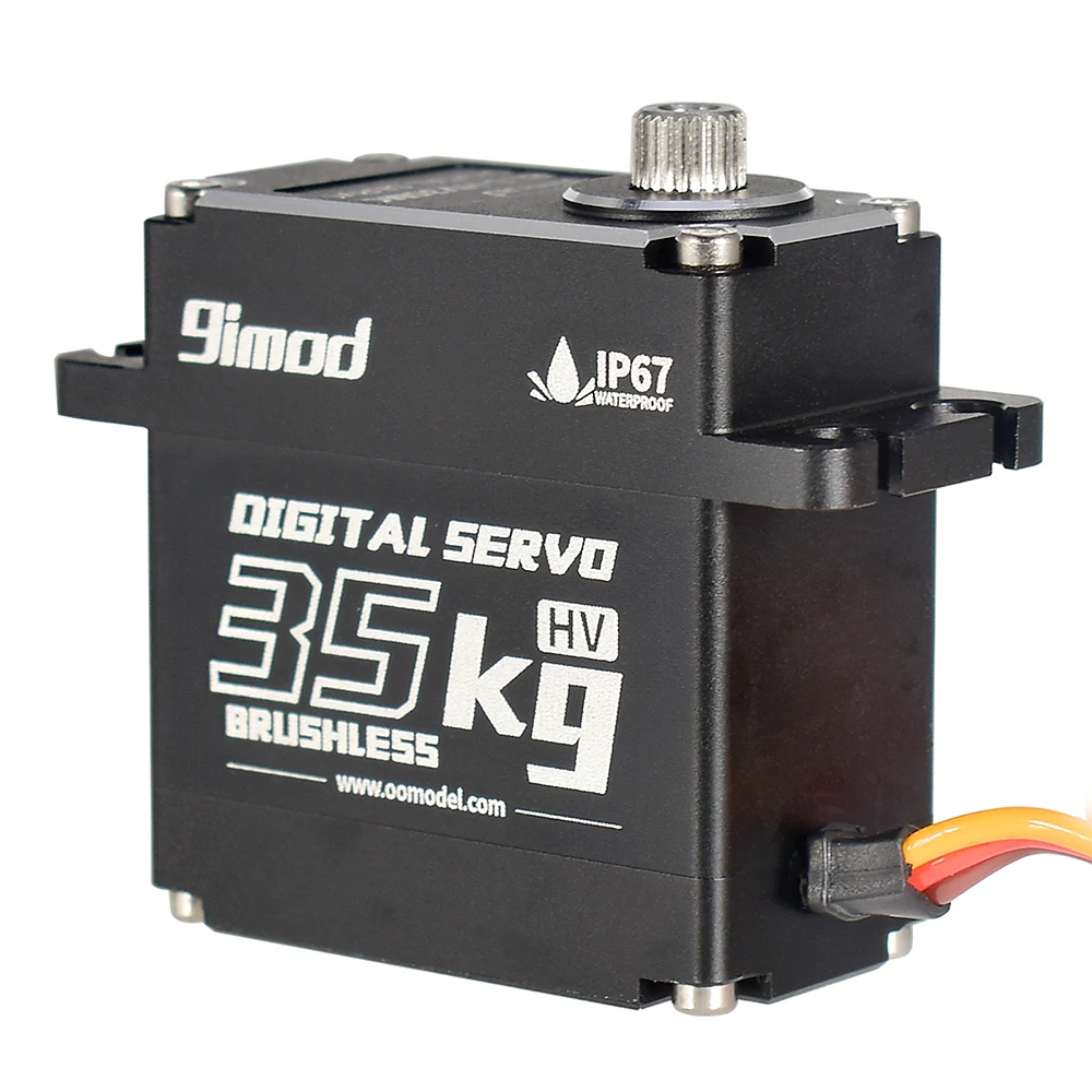 Impermeável Brushless Digital Servo, Metal Gear, BLS-HV35MG, 180 graus de alumínio caso, HV, RC carro, caminhão, robô, DIY, 9imod, 35kg