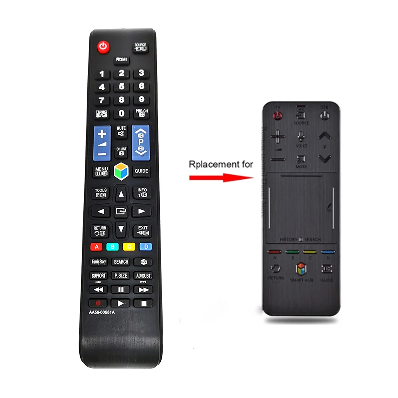 

AA59-00581A TV remote control replacement for Samsung 3d smart tv UA55F8000J UA46F6400AJ Touch Control Remoto AA59-00782A 00761A