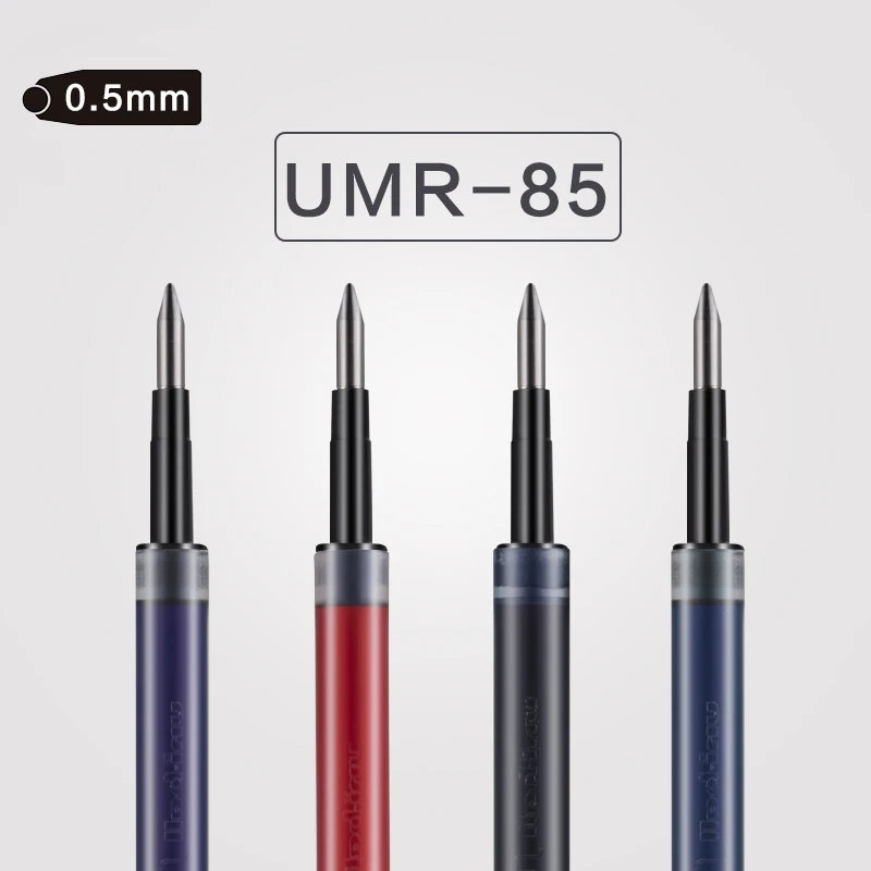 Uni Ball UMR-85 Signo Refills for UMN-152/207/105 Micro Line 0.5mm Roller Ball Japan Black/Blue/Red/Blue Black Colors for Choose