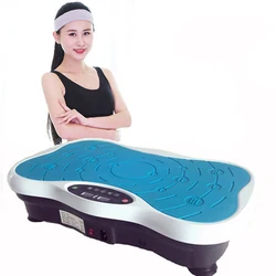 120KG Slim Vibration Machine Plate Platform Exercise Fitness Trainer Fat Burning Shaking Body Shaper with Remote Control 220V