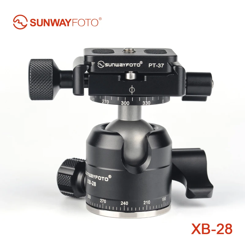 SUNWAYFOTO XB-28II Tripod Mini Ball Head for DSLR Camera Tripod Ballhead  Professional Aluminum Monopod Panoramic Ball Head