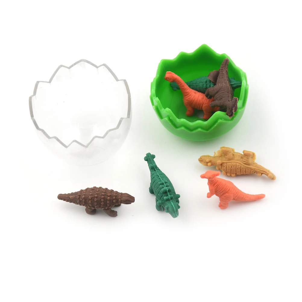 8 Pcs/lot Mini Cute Kawaii TPR Eraser Dinosaur Rubber Erasers For Pencil Kids Gift Stationery School Supplies Student