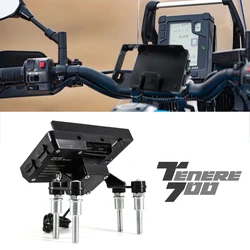 Motorcycle Handlebars Stand Holder Phone Mobile Phone GPS Navigation Plate Bracket For Yamaha Tenere 700 T7 T700 XT 700 Z