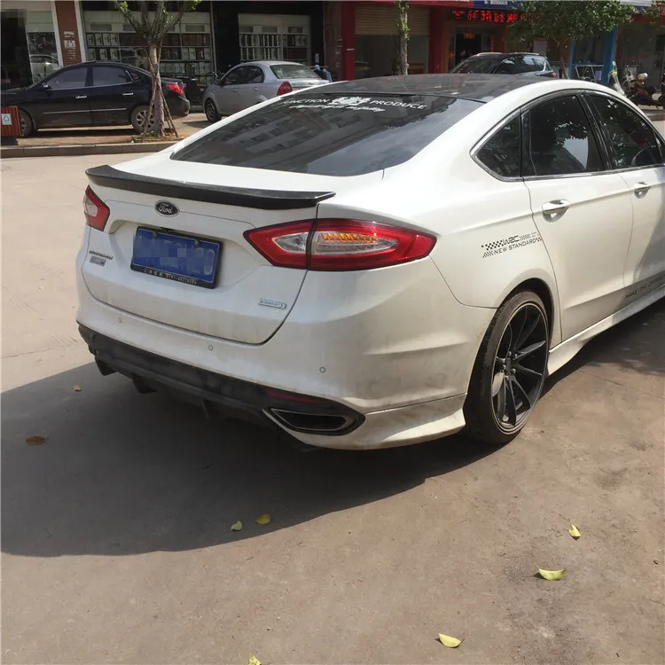 For FORD Mondeo Spoiler 2011-2013 Mondeo spoiler High Quality ABS Material Car Rear Wing Primer Color Rear Spoiler