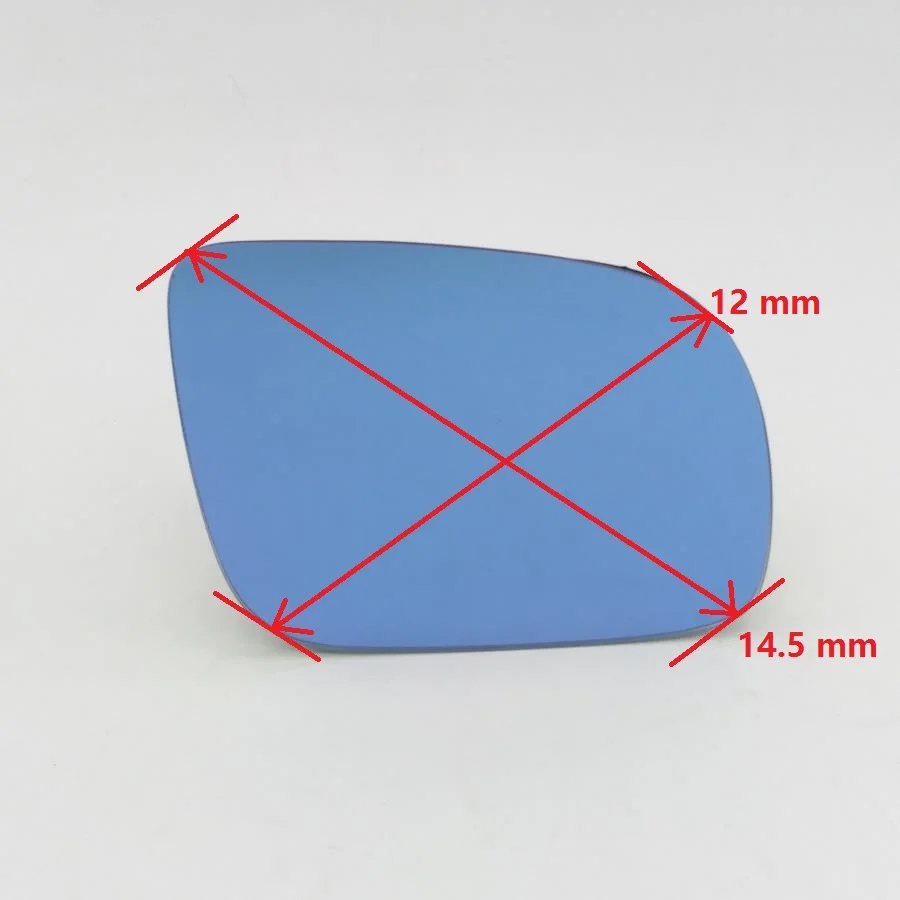 Right Side Mirror Glass For VW Golf 4 MK4 1998 1999 2000 2001 2002 2003 2004 2005 2006 Car-styling New Blue Mirror Glass Heated