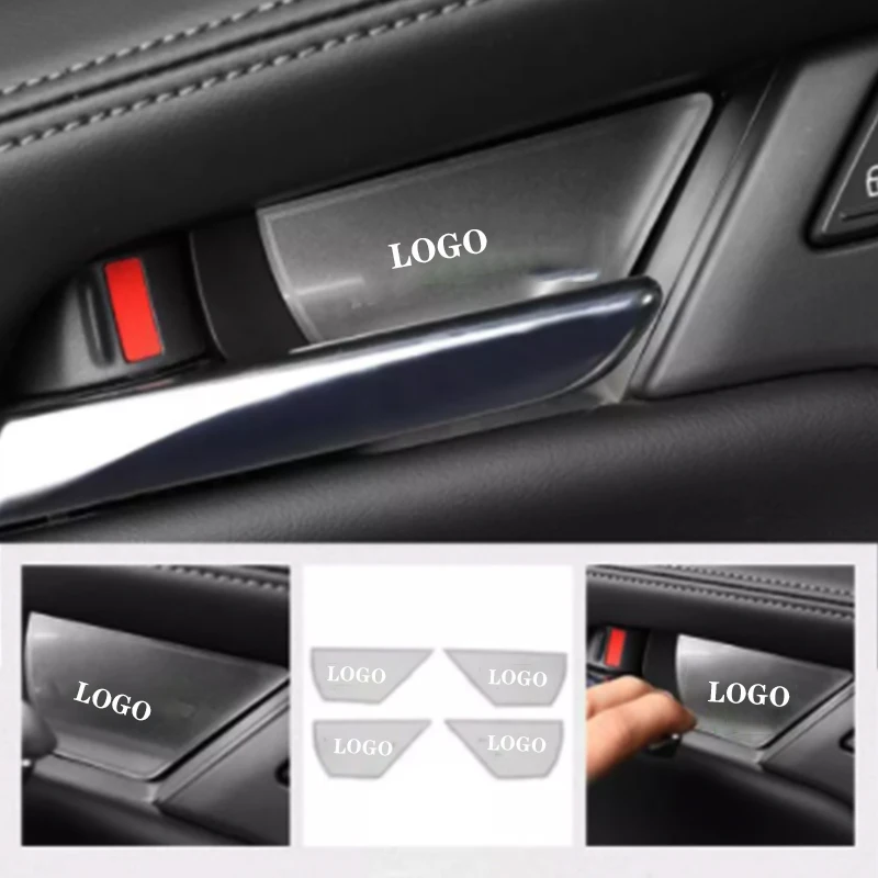 4 Piece Stainless Interior Door Bowl Handle Stickers Interior Modified Decorative Film For Mazda 3 AXELA 2020