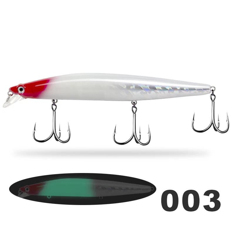 D1 Sea Bait Of BKK Hook Suspending Fishing Lure 160mm 145mm 120mm Künstlicher Minnow Wobbler Pofessional für Bass Tackle DT5002