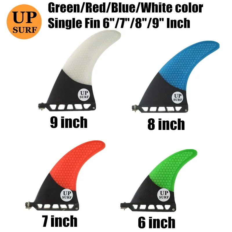 

Surf center fin 6"/7"/8"/9"Fins carbon Paddle board Single Fin UPSURF logo Single fin Fibreglass SUP Board Quilhas Fins