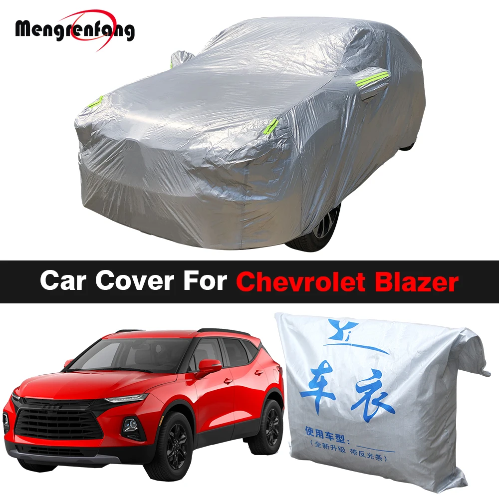 Car Cover SUV Outdoor Indoor Anti-UV Sun Shade Snow Rain Protect Cover Dustproof For Chevrolet Blazer