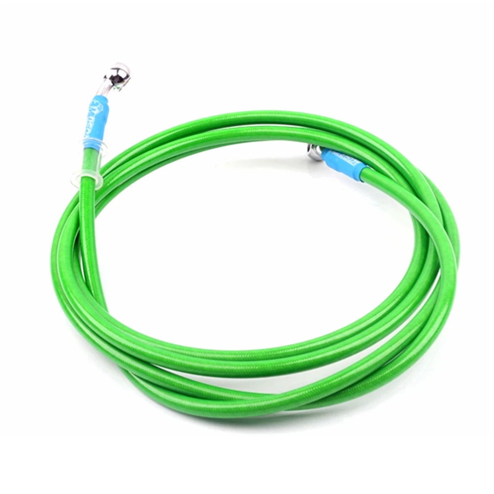 400mm To 2200mm Motorcycle M10 Banjo 28° Brake Hose Braided Steel Brake Clutch Oil Hose Line Pipe Fit ATV Dirt Pit Scooter Bike
