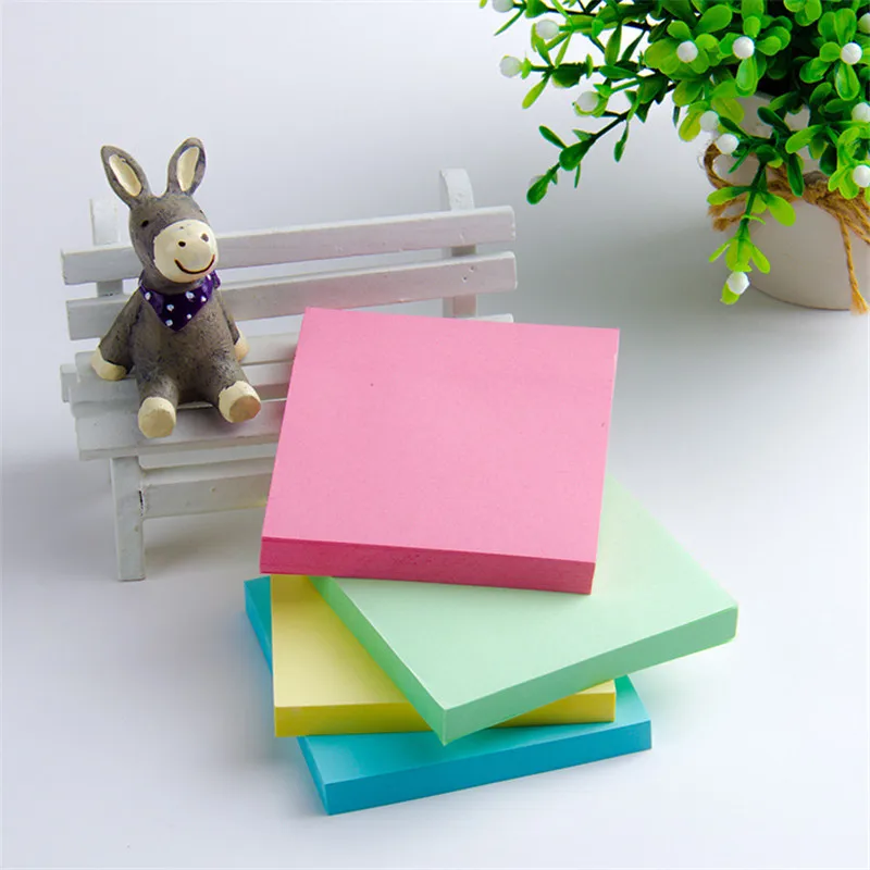 Cute Kawaii Tab Lengket Catatan Memo Pad Alat Tulis Memo Bantalan Lembar Notepad Stationary Kantor Dekorasi Buku Catatan