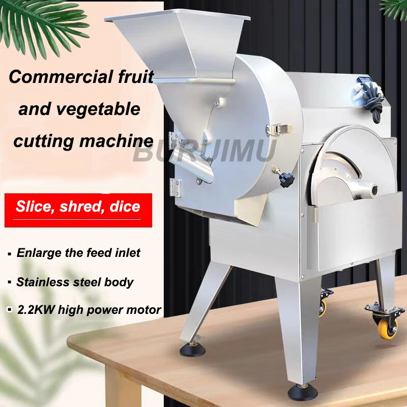 Electric Vegetable Cutter Commercial Automatic Green Onion Celery Chopping Minced Machine Carrot Multifunctional Slicer