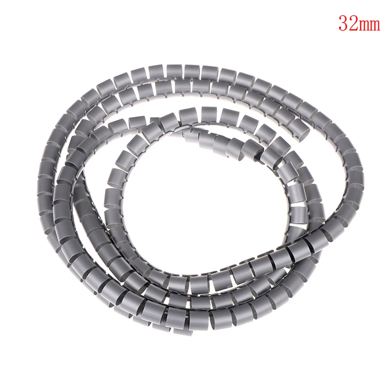 8mm 1M Linie Organizer Rohr Schutz Spirale Wrap Wickel Kabel Draht Protector Abdeckung Rohr