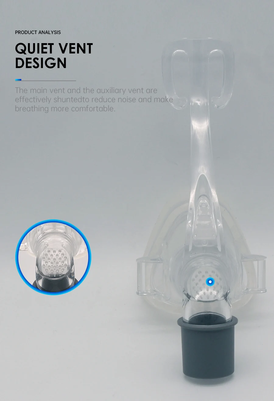 BMC CPAP Nasal Mask Full Face Mask With Tube Adjustable Strap Respirator For Travel CPAP Machine Anti Snoring Stopper Solution