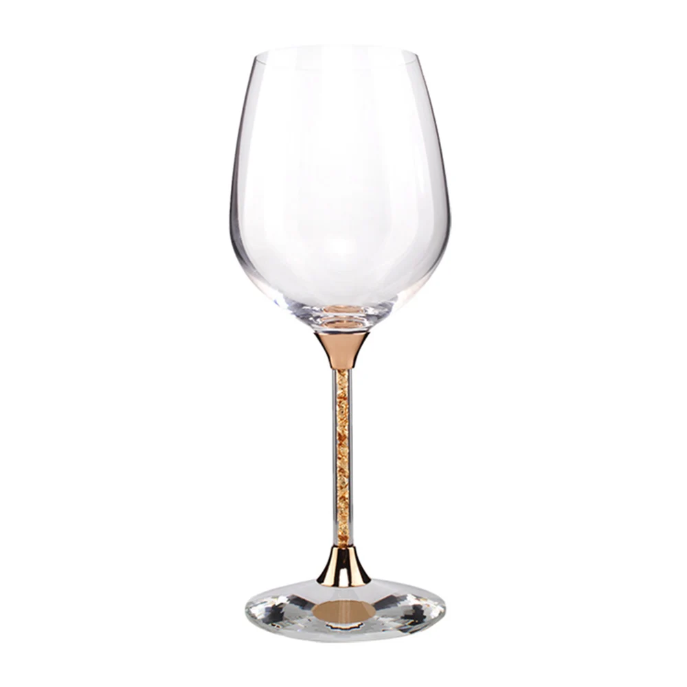 Promotional Crystal Wedding Wine Glass Elegant Fashion Home Glassware Wedding Grooms Toasting Glasses Party Cake Table Decor