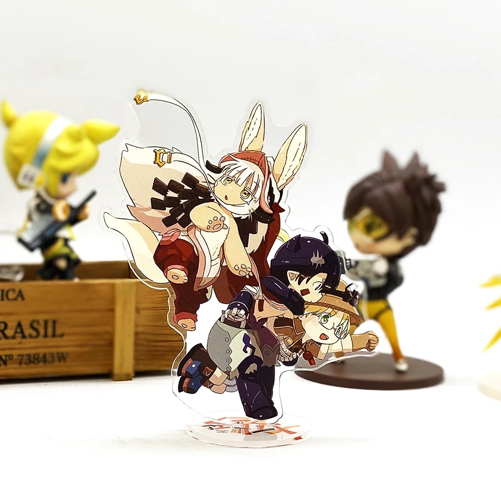 Made in Abyss Regu Riko Nanachi HM supporto in acrilico figura modello portapiatti cake topper anime giapponese