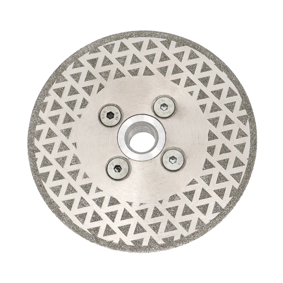 RIJILEI Electroplated Diamond Saw Blade Galvanized Diamond Cutting And Grinding Disc Both Sides For Marble Granite Ceramic Tile