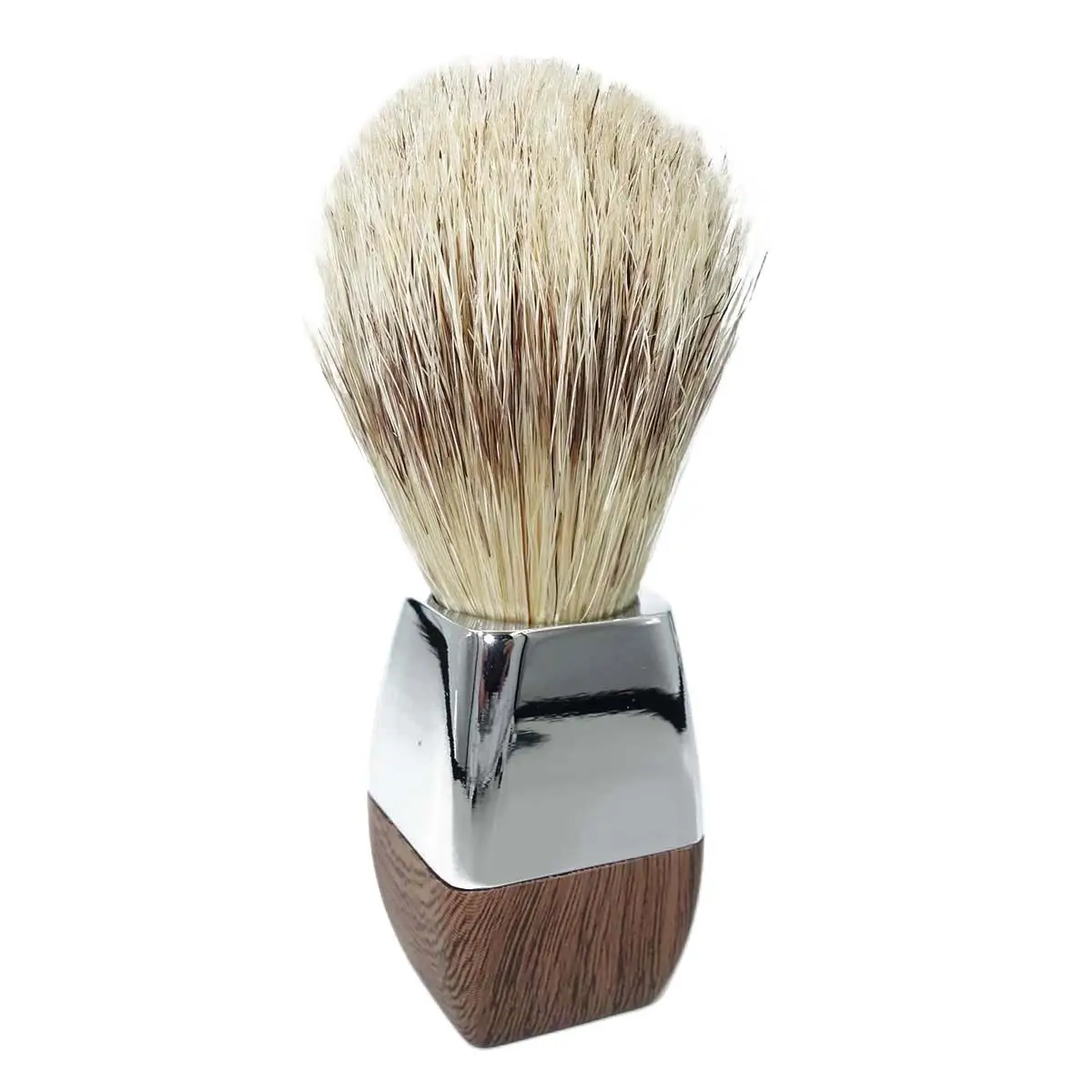 

Популярное мыло для влажного бритья, кисточка из цинкового сплава с текстурой древесины, ручка из натуральной щетины кабана