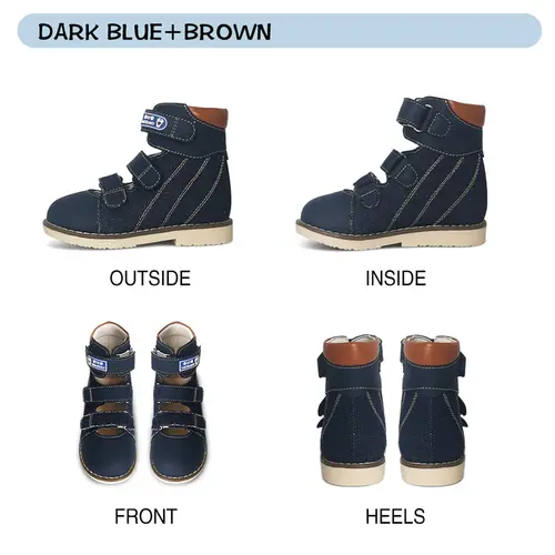 Ortoluckland Girls Sandals Children Summer Closed Toe Footwear Toddler Boy Kids Orthopedic Shoes With Arch Support Insole 5Years - Image 3