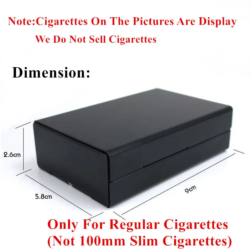 Customizd Lenin Russian Style Aluminium Alloy Cigarette Case Boxes  Cigarette Box Laser Engraved  Forever Diy Your Picture