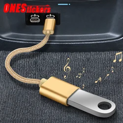 Car Accessories USB 3.0 Type-C OTG Cable Adapter Charger Converter Line For Mercedes Benz GLE Class W167 V167 GLE350 GLE450 2020