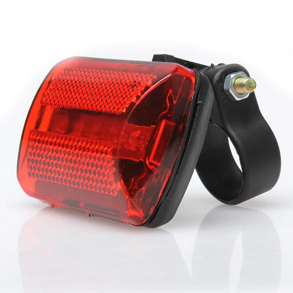 Waterproof Bike Bicycle 5 LED Rear Tail Light Lamp Bulb Red Back Cycling Safety Warning Flashing Lights Reflector Accessories