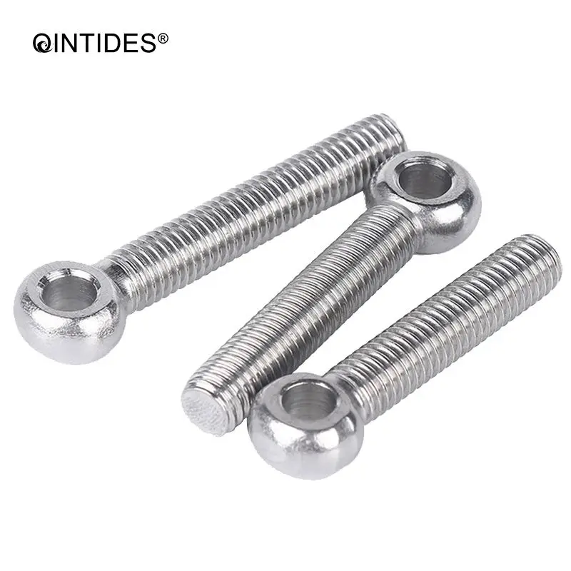 QINTIDES M5--M16 Eye Bolts 304 stainless steel bolts Swing Bolt Movable Joint bolt Ring screw
