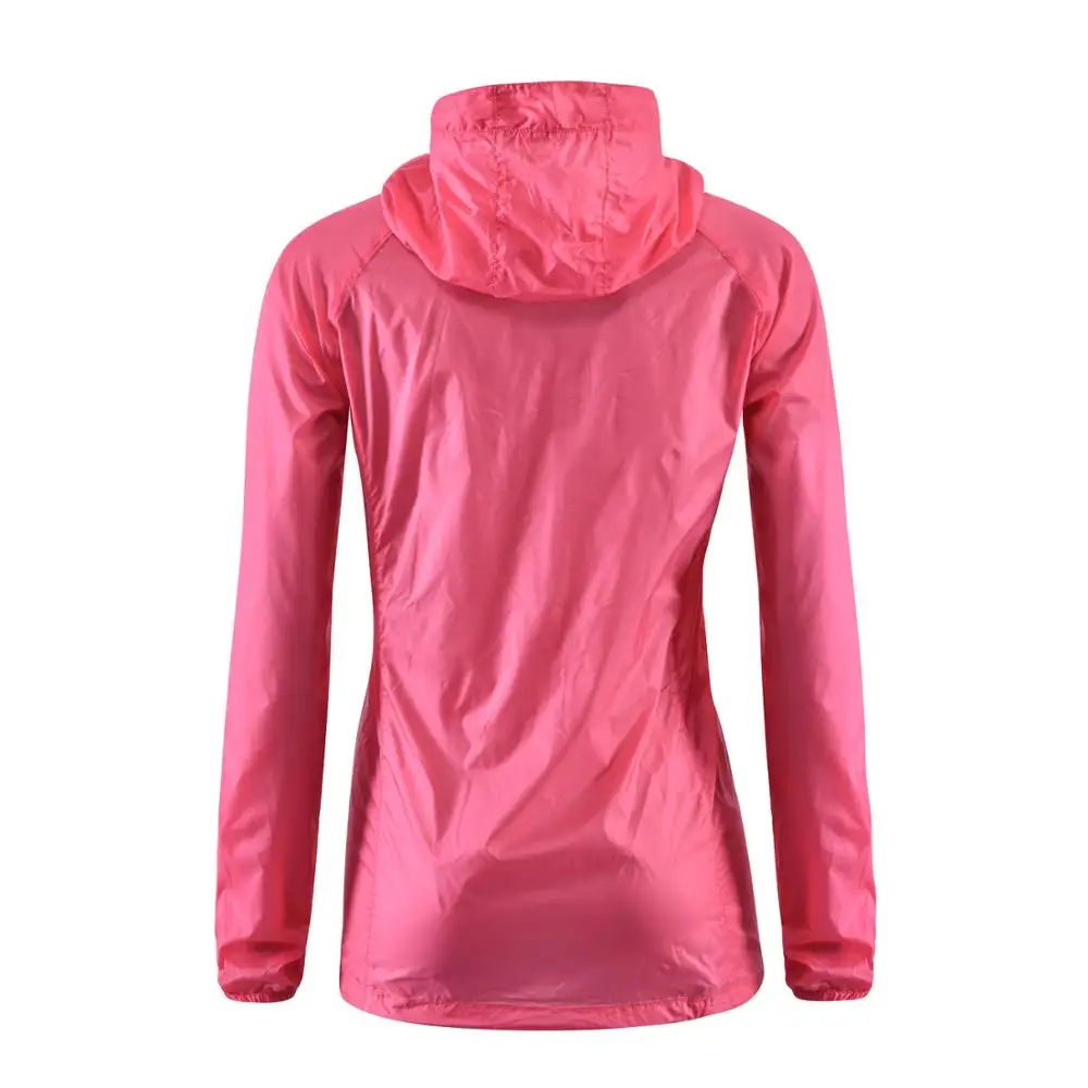 Outdoor Women Quick Dry Sportswear Anti-UV Waterproof Ultralight Thin Nylon Skin Windbreaker Running Hiking Cycling Jacket S-XL