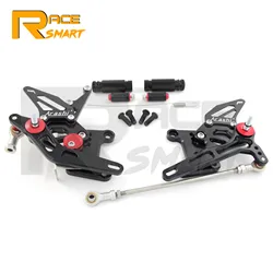 For TRIUMPH SPEED TRIPLE 1050 2005-2010 Motorcycle CNC Adjustable Rearset Rear Set Footrests Foot Rest Pegs Pedal 2006 2007 2008