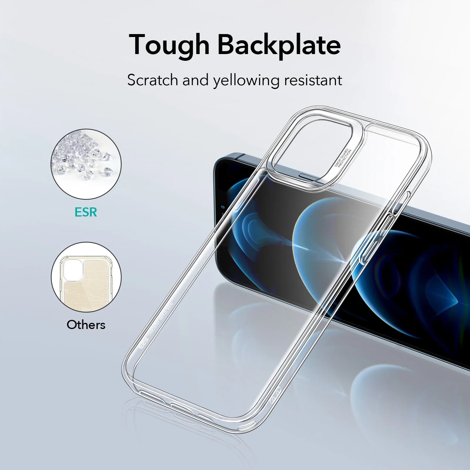 ESR Phone Case for iPhone 13 12 Pro Max Classic Hybrid Case for iPhone 12 mini Clear Back Cover Funda for iPhone 12 Pro Max