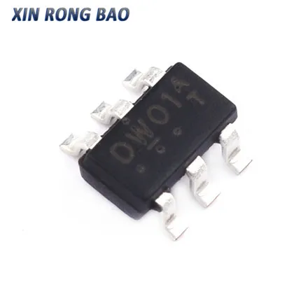 20PCS/LOT Quality 100% DW01 SOT23-6 mobile power lithium battery protection chip In Stock New Original