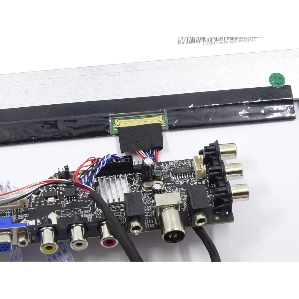 Imagem -04 - Kit para B156xtn03.2 B156xtn03.4 Dvb-t Dvb-c Wled 1366x768 Placa Controladora tv Digital Lvds Usb Hdmi-compatível com Vga Remoto Led