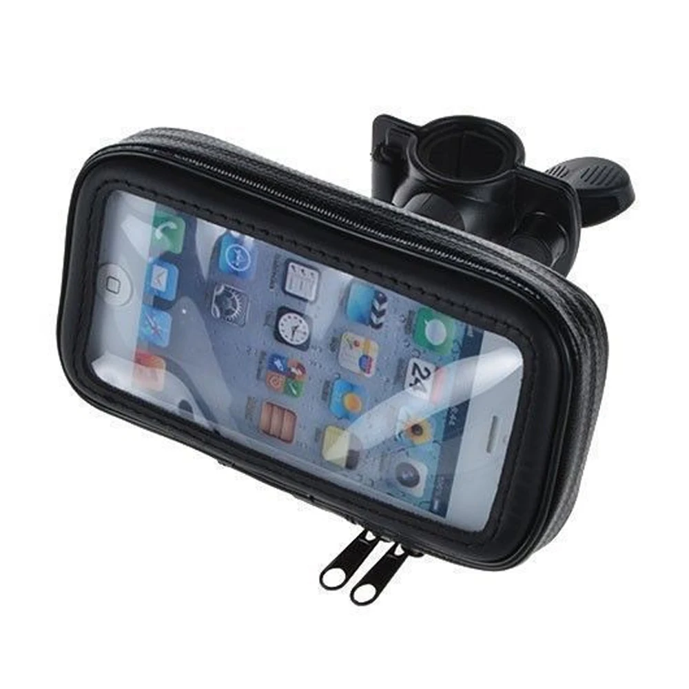 Universal Moto Bike Bicycle Waterproof Zipper Case Mount Holder support suporte para celular mobile Phone GPS for iphone SE 5C 4