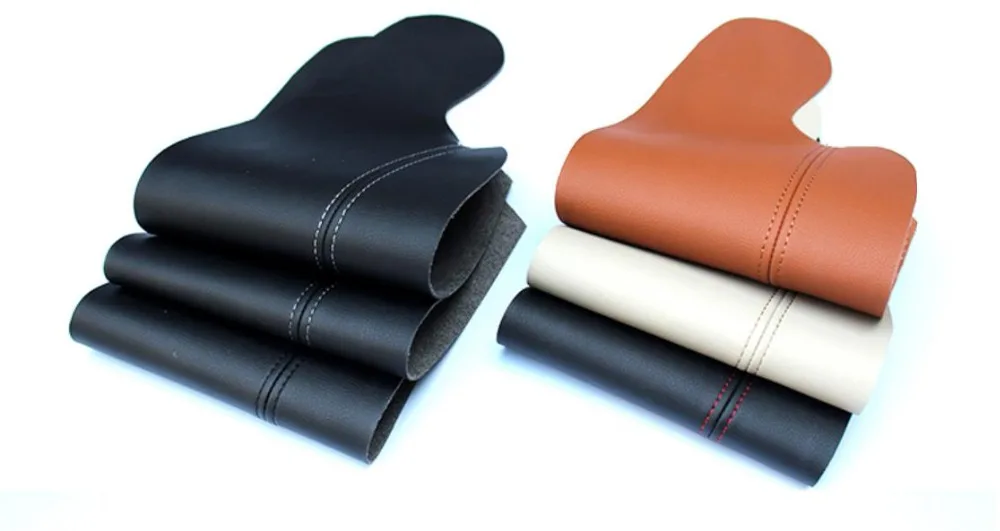 For Volkswagen Golf 6 Microfiber Front / Rear Door Panel + Armrest Leather Cover Protective Trim car accessories interior