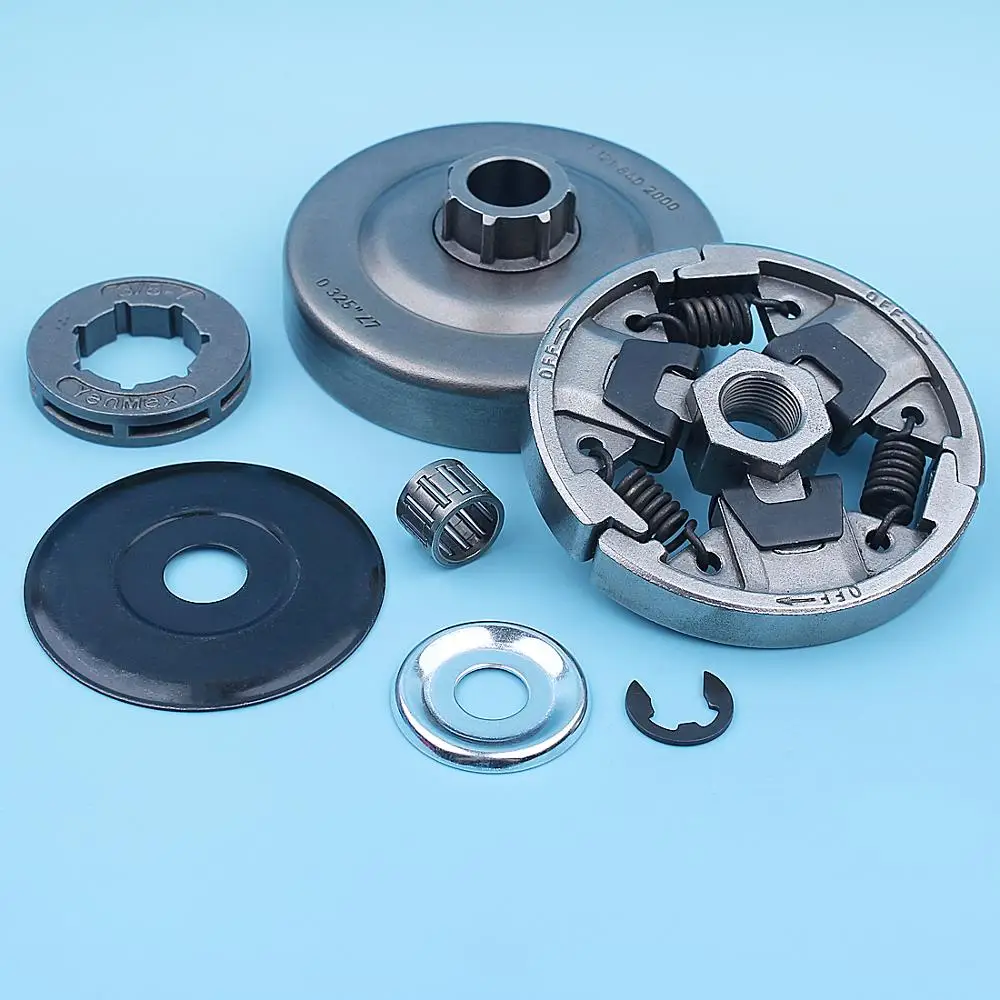 Imagem -02 - Kit de Rolamento do Grampo da Arruela da Roda Dentada do Cilindro da Embreagem para Stihl 024 026 Ms260 Pro Motosserra19 mm 100791x Peças de Reposição 7t