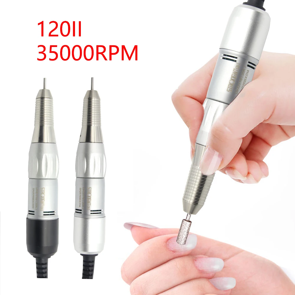 1set STRONG DRILL LED display  35000rpm brush handpiece micromotor YJD108 Electric  nail drill machine