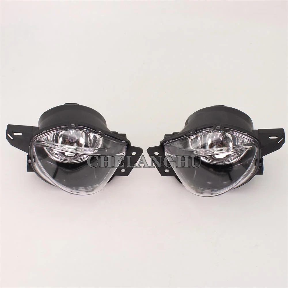 For BMW 3 Series E90 E91 325 328 335 2005 2006 2007 2008 Sedan Front Bumper Clear Fog Lights Lamp With Halogen Bulbs