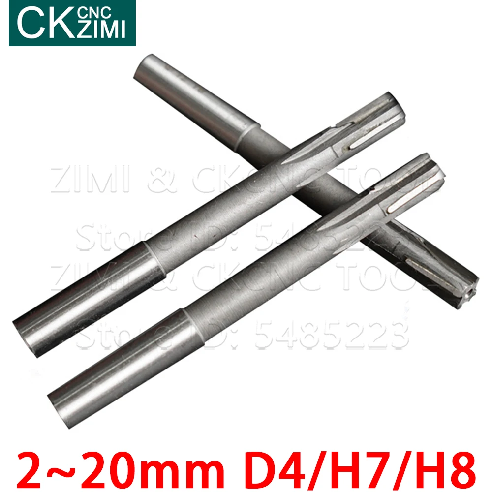 1 Máy Tính 2 ~ 20Mm D4 H7 H8 HSS Chucking Mũi Doa Máy Có Ngăn Thép Tốc Độ Cao Quay Dụng Cụ Thẳng lắc Chân CNC Máy Công Cụ