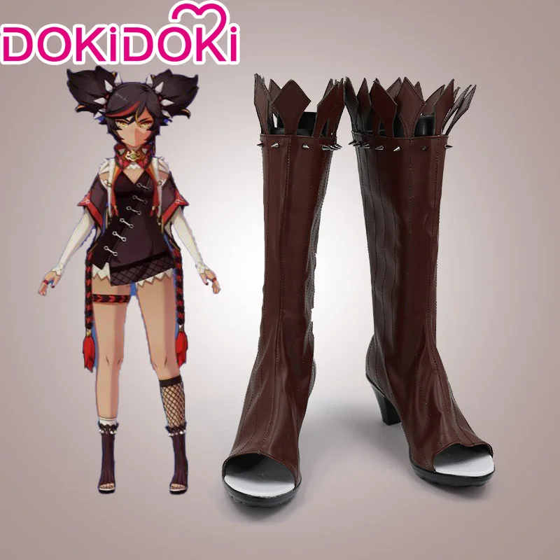 Xin Yan Cosplay Game Genshin Impact DokiDoki Cosplay Halloween Xin Yan  Wig Genshin Impact Drum Cosplay Xinyan Shoes Accessories